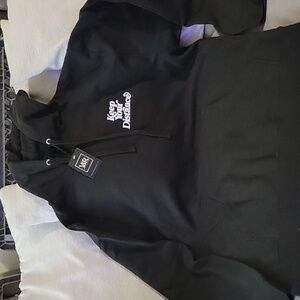 Young & Reckless Black "Keep Your Distance" Hoodie LG